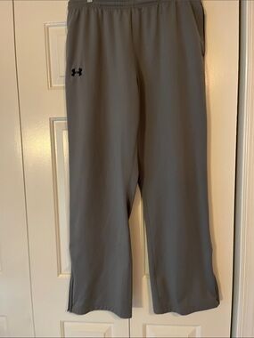 Men's Under Armour loose fit gray sweatpants - LNC